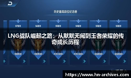 LNG战队崛起之路：从默默无闻到王者荣耀的传奇成长历程